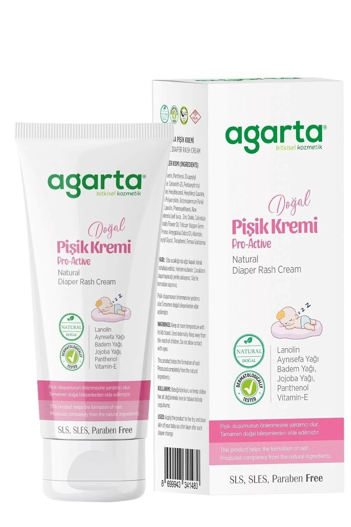 Agarta Doğal Pişik Kremi 100 ml