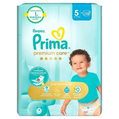 Prima Premium Care Bebek Bezi İkiz Paket 5 Beden 19 Adet