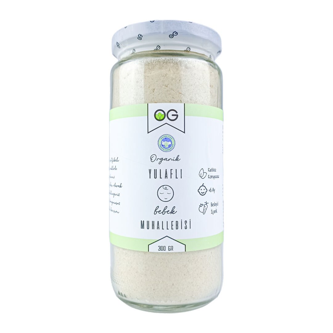 OG Natural Organik Yulaflı Bebek Muhallebisi Karışımı 300 Gr