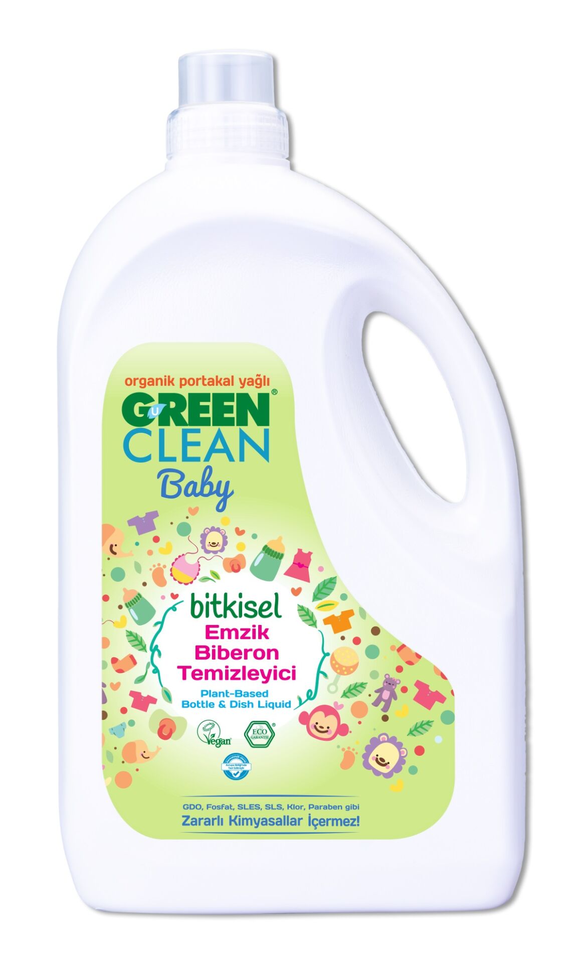 Green Clean Baby Bitkisel Emzik Biberon Temizleyici 2750 ml