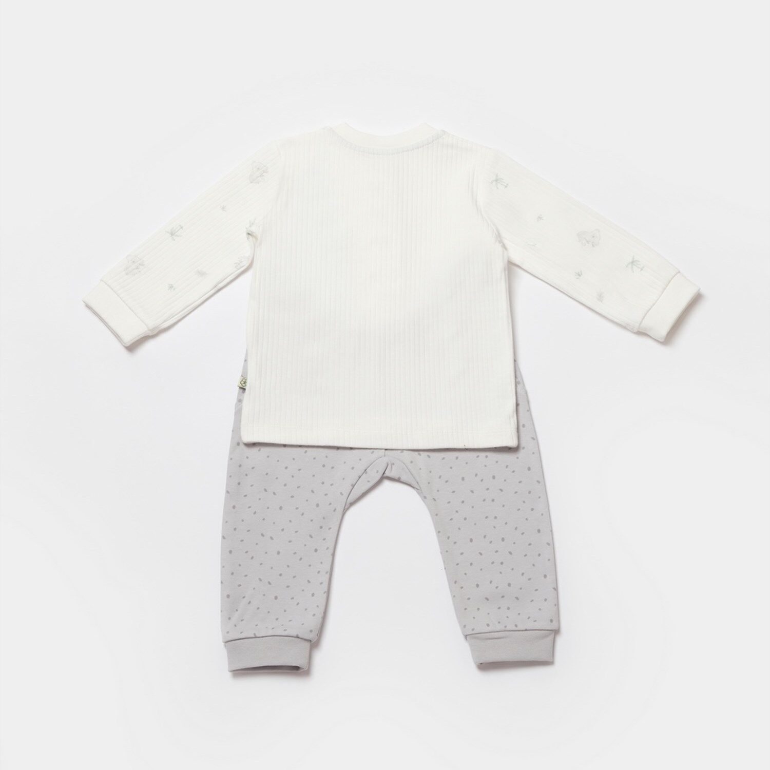 Bibaby Biorganic Koala Jungle 2'Li Bebek Takım 59776 Gri