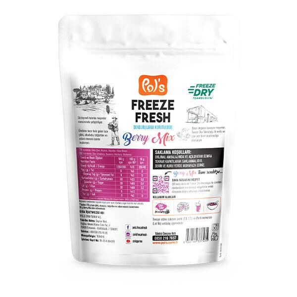 Pol’s Freeze Fresh Berry Mix 16 Gr