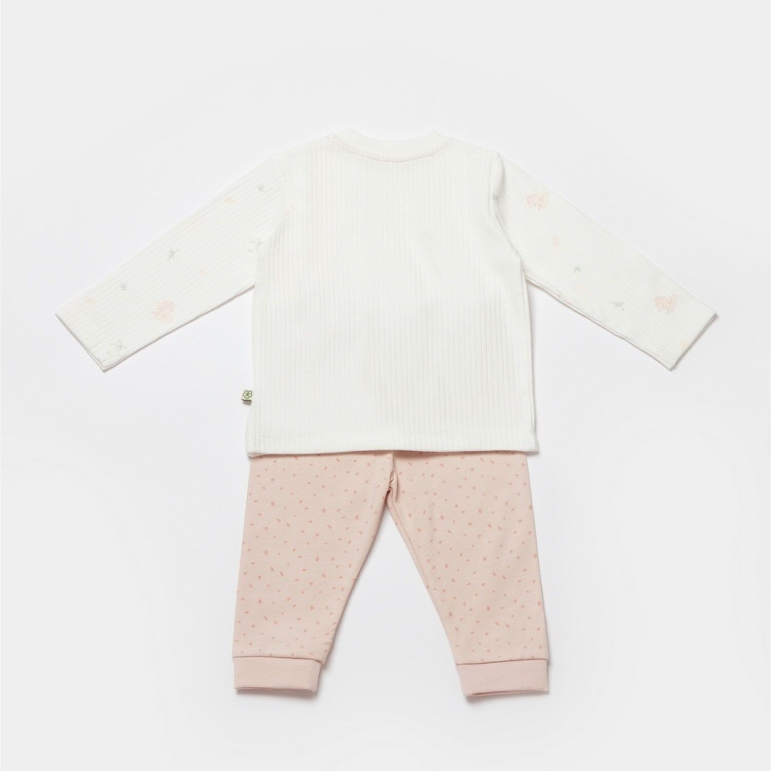 Bibaby Biorganic Koala Jungle Bebek Pijama Takımı 59777 Pembe