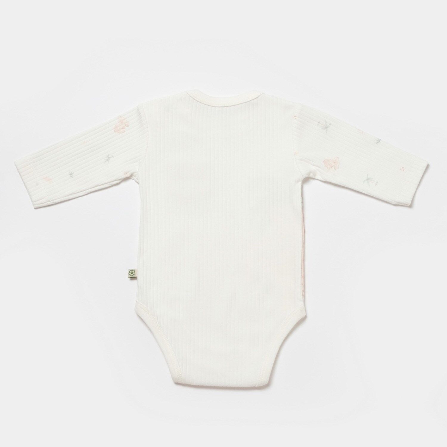 Bibaby Biorganic Koala Jungle Uzun Kol Bebek Body 56969 Pembe