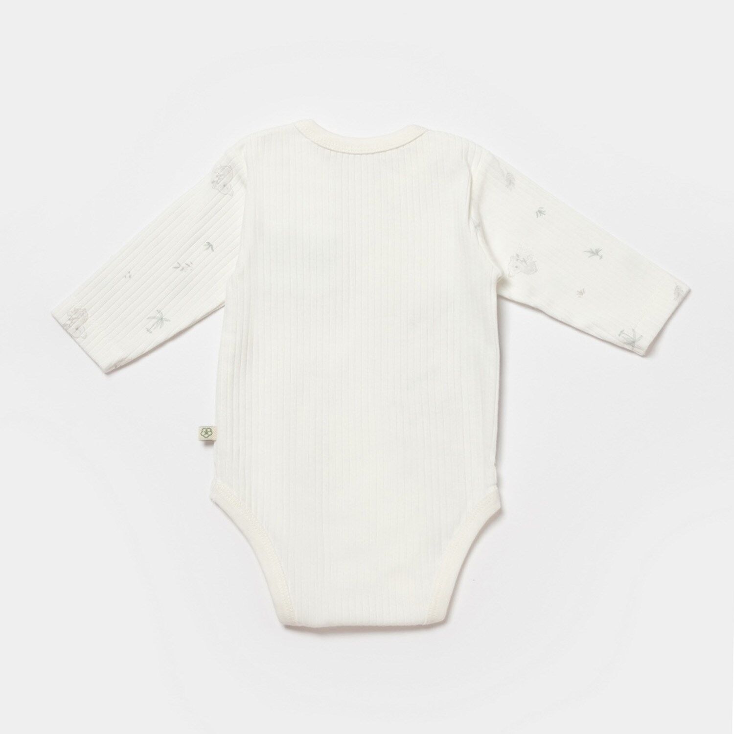 Bibaby Biorganic Koala Jungle Uzun Kol Bebek Body 56969 Gri