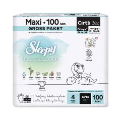 Sleepy Bio Natural Bebek Bezi Gross Paket 4 Beden 7-14 Kg 100 Adet