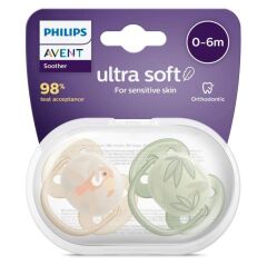 Philips Avent Ultra Yumuşak Emzik 0-6 Ay Erkek