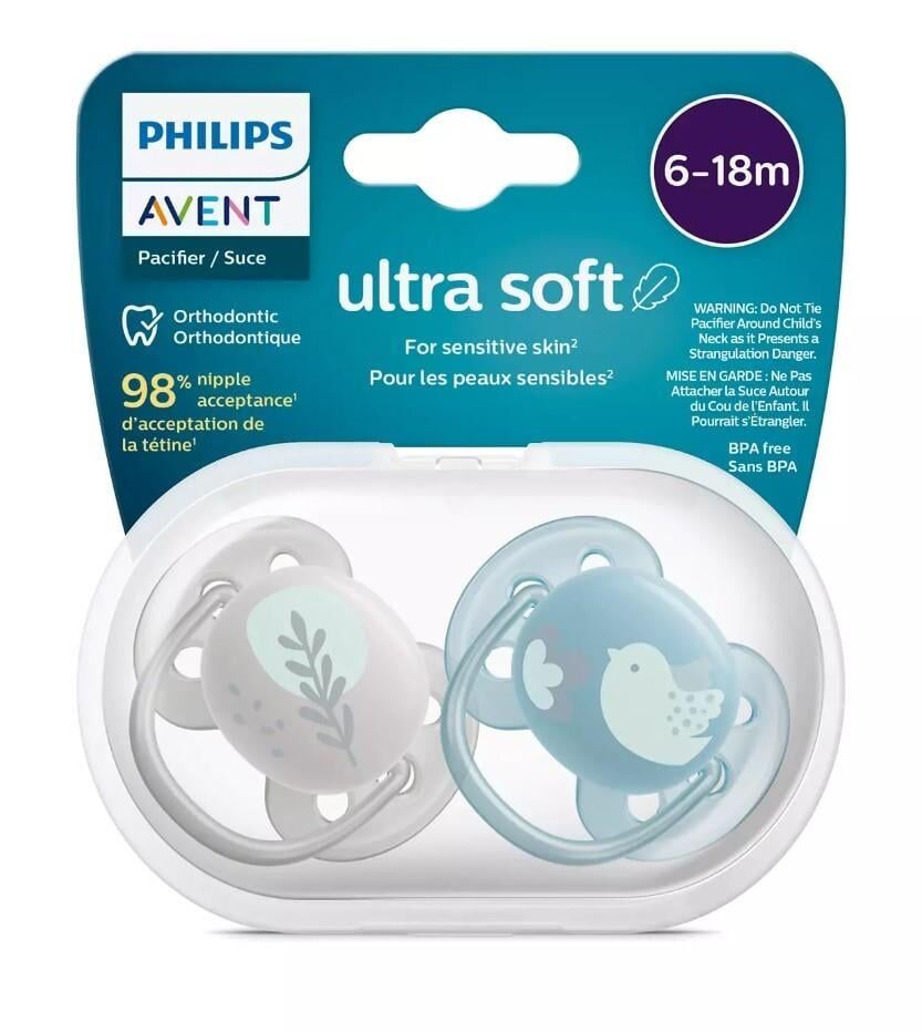 Philips Avent Ultra Yumuşak Emzik 6-18 Ay Erkek