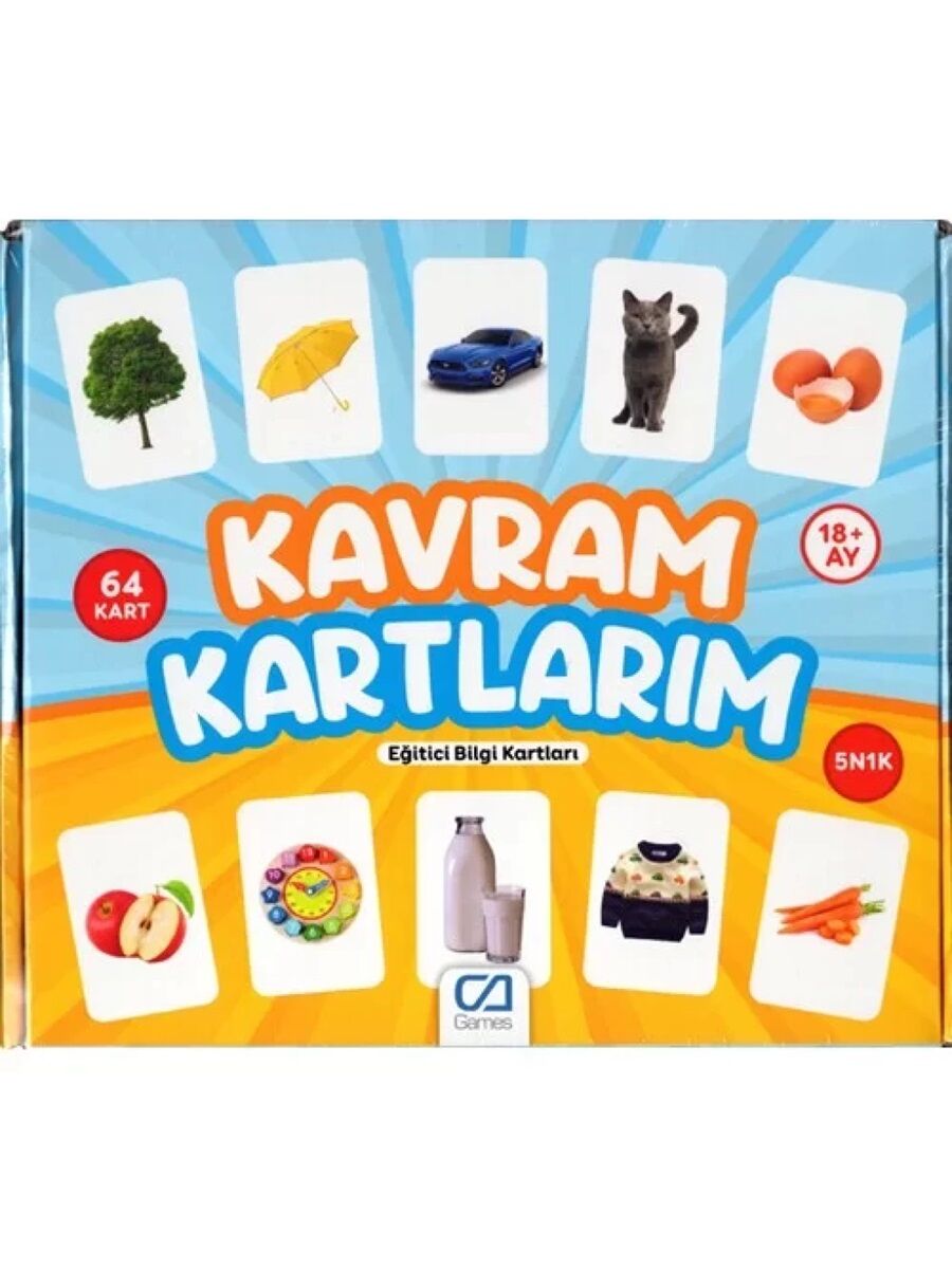 Games Kavram Kartlarım 64 Kart 5175