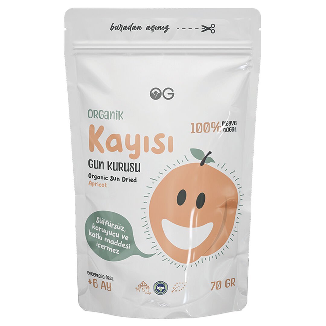 OG Natural Organik Kayısı Kurusu 70 Gr