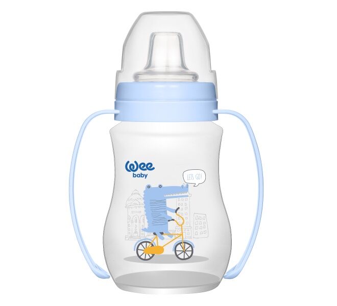 Wee Baby Akıtmaz Kulplu PP Antikolik Bardak 250ml 754