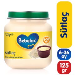 Bebelac Sütlaç Kavanoz Maması 125 Gr