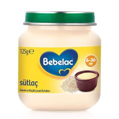 Bebelac Sütlaç Kavanoz Maması 125 Gr