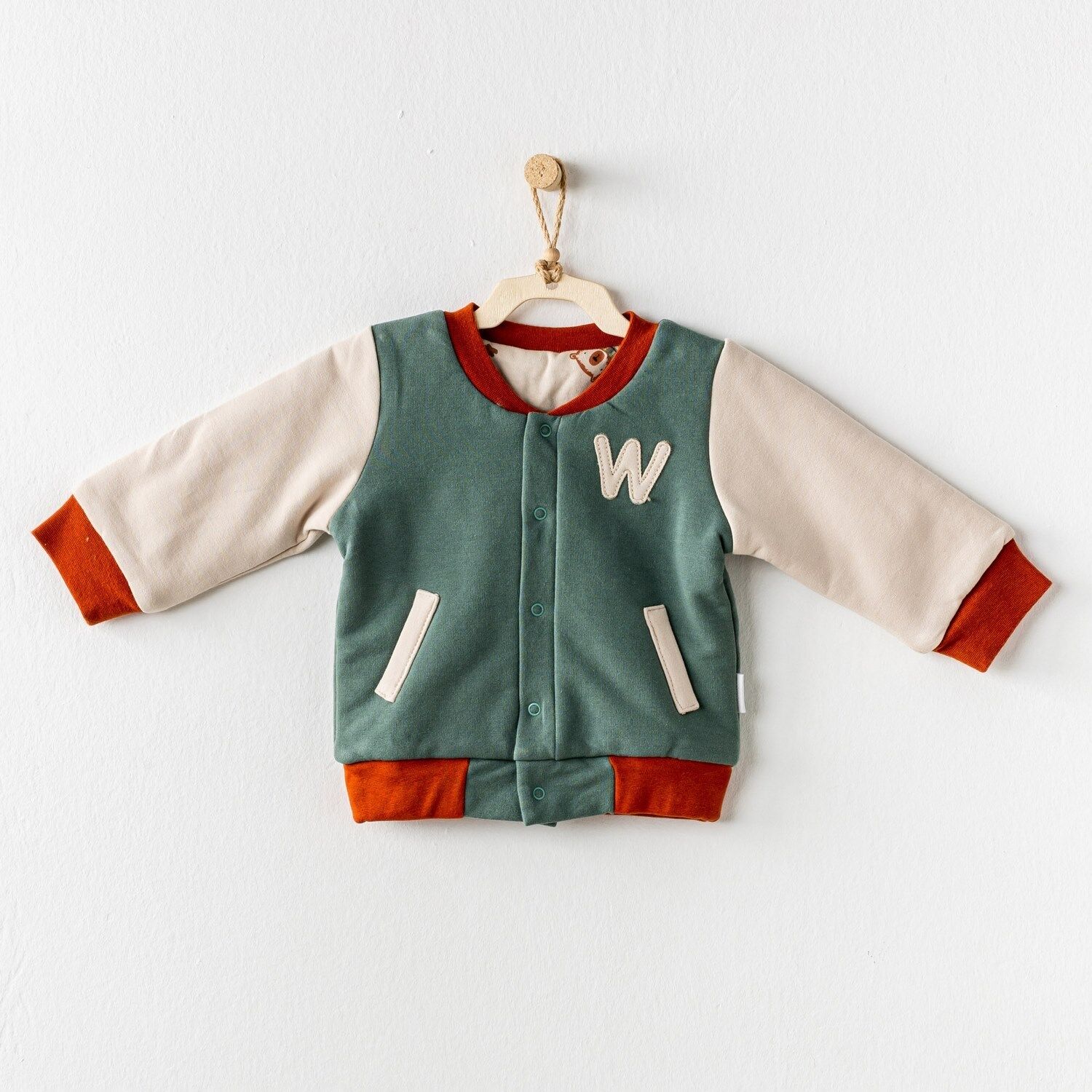 Andywawa AC24220 The Woods Bebe Ceket Green