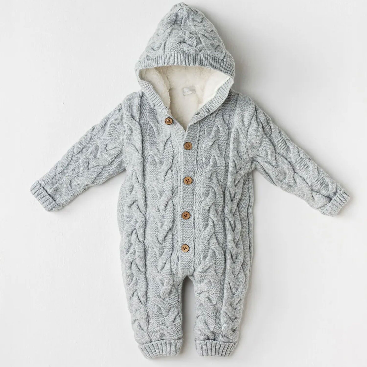 Andywawa AC24336 Knitwear Triko Bebe Kozmonot Grey Melange