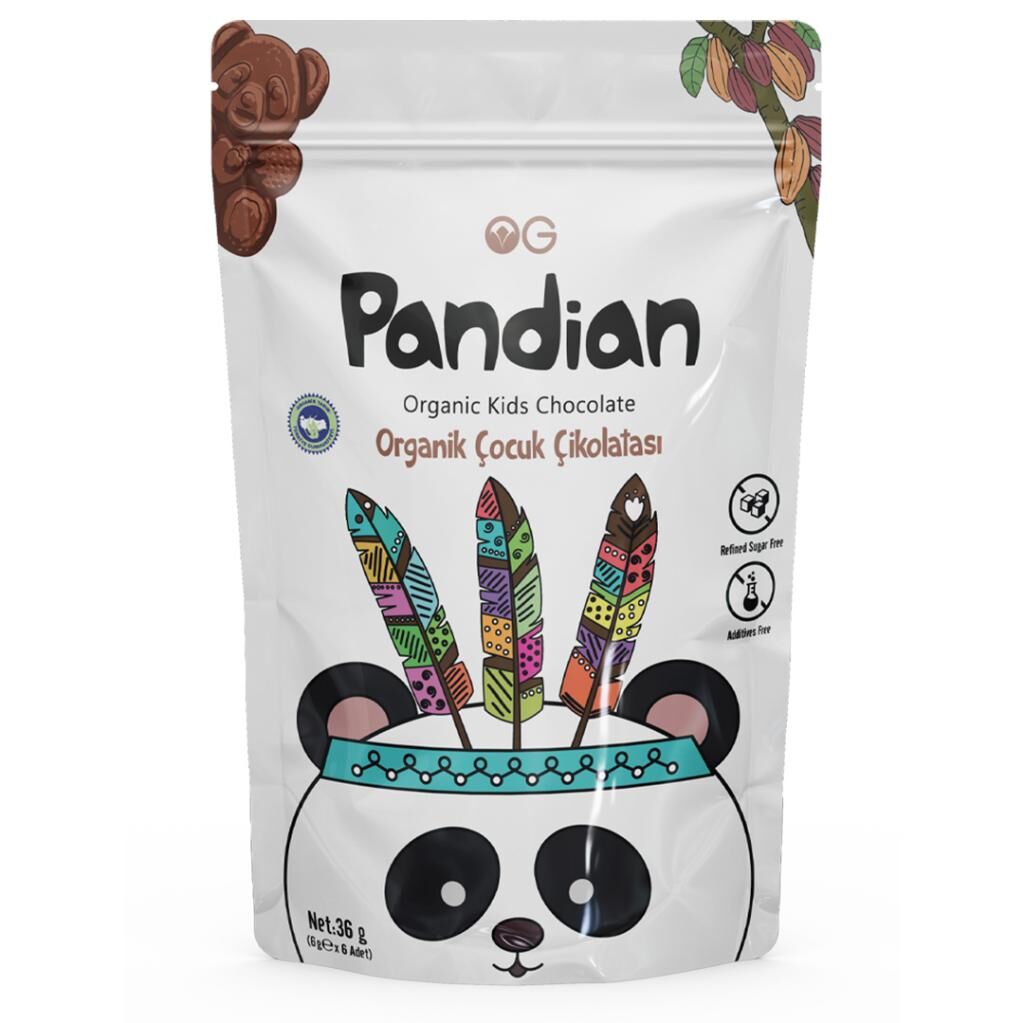 OG Natural Pandian Organik Çocuk Çikolatası 36 Gr