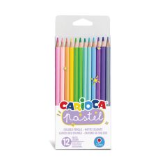 Carioca Pastel Renk Kuru Boya Kalemi 12'Li