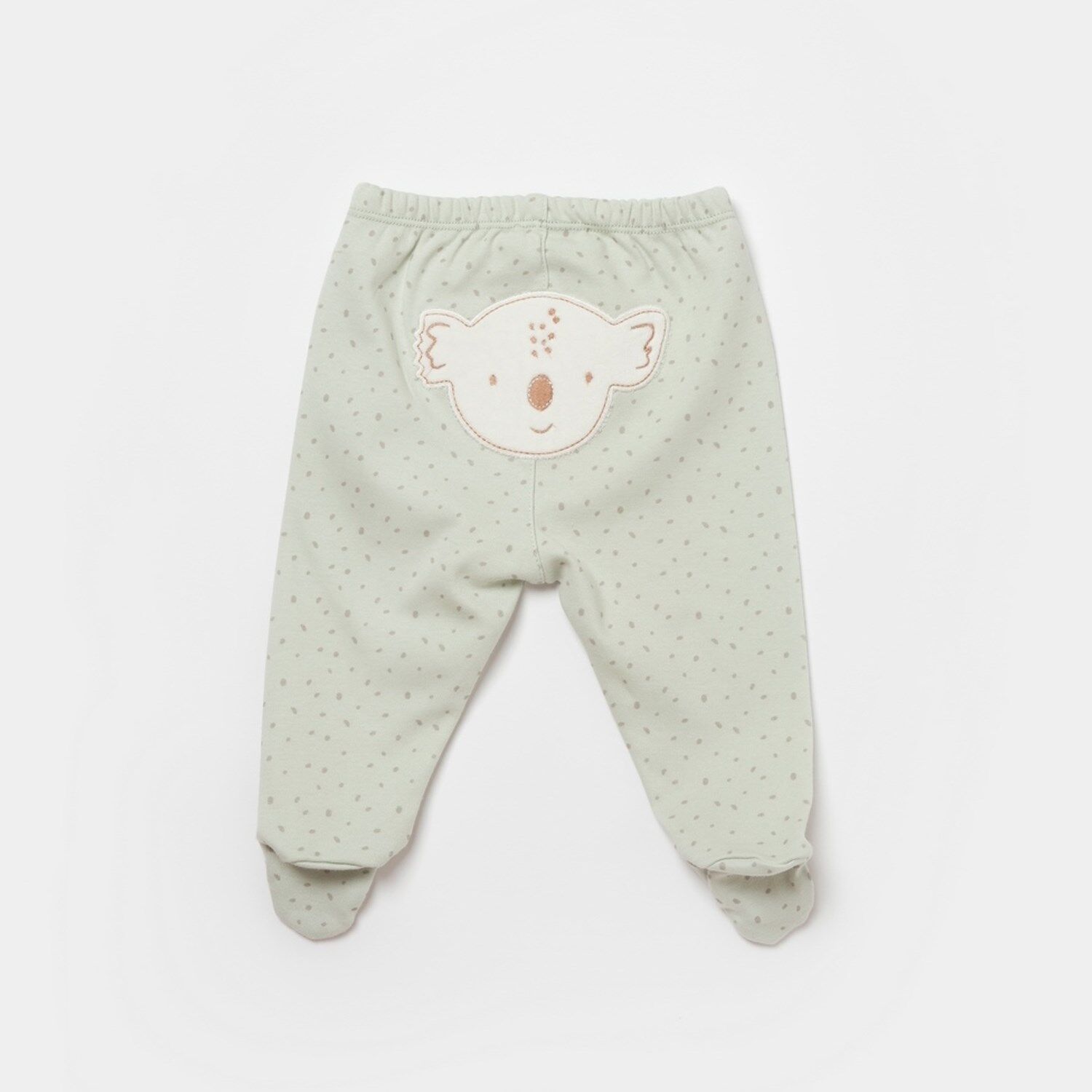 Bibaby Biorganic Koala Jungle Patikli Pantolon 57888 Mint