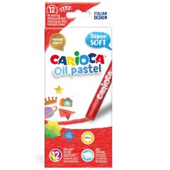 Carioca Yağlı Pastel Boya Kalemi 12'Li