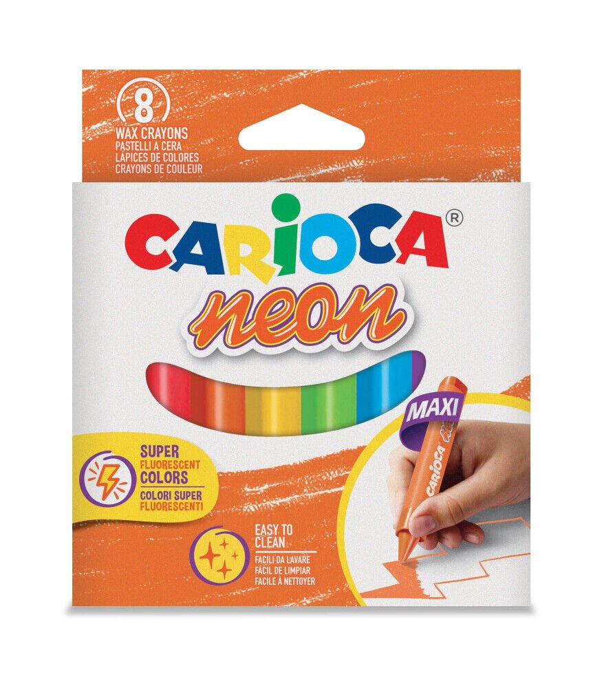 Carioca Pastel Boya Kalemi Fosforlu 8'Li