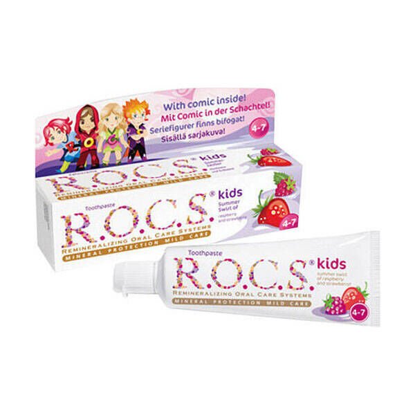 R.O.C.S.Kids Diş Macunu 4-7 Yaş 35 ml Ahududu