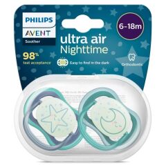 Philips Avent Ultra Air Gece Emzik 6-18 Ay Erkek