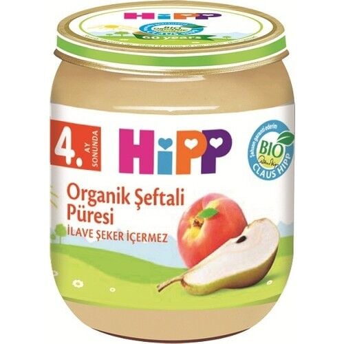 Hipp Organik Şeftali Püresi 125 Gr