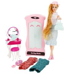 Oydaş Cindy Doll Dolaplı Makyaj Masalı Bebek