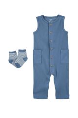 Carter's Layette Erkek Bebek Tulumlu Set 1P599810 Karışık Renkli