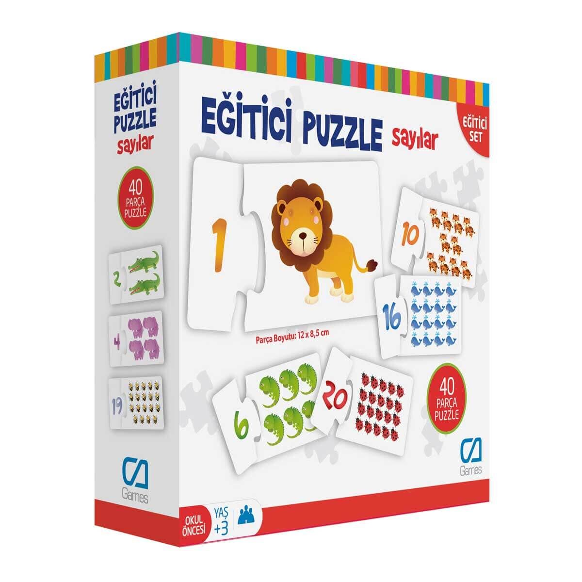 Games Eğitici Puzzle Sayılar 40 Parça 5031