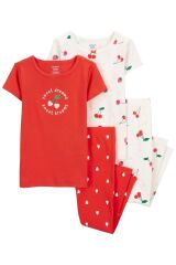 Carter's Kız Bebek Pijama Set 1Q514210 Karışık Renkli