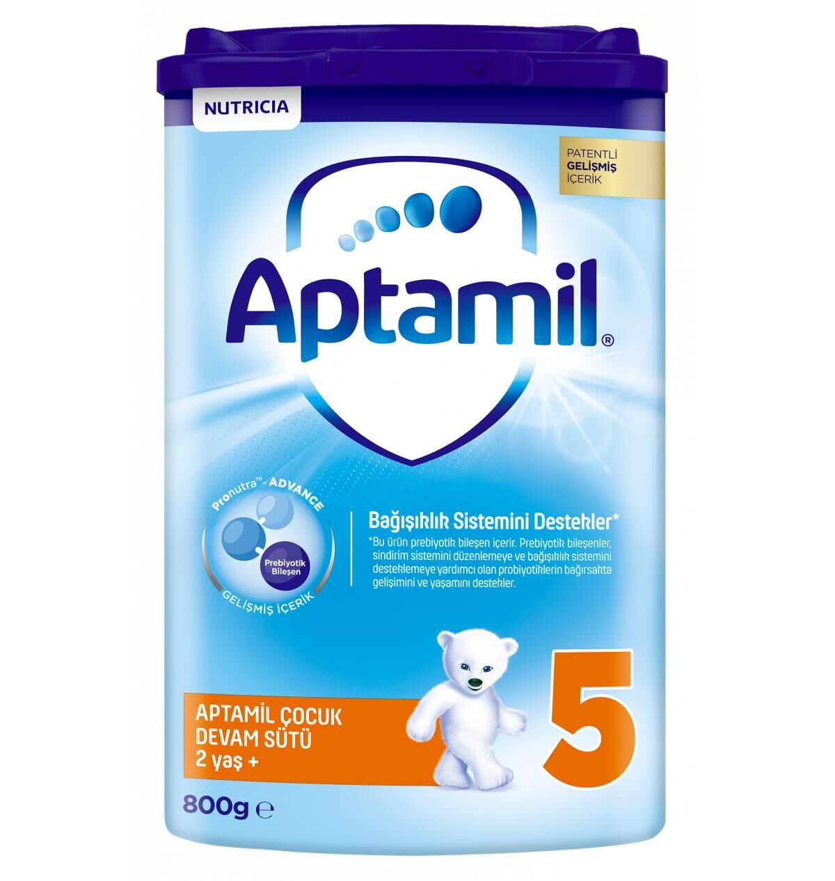 Aptamil Çocuk Devam Sütü Maması No5 2 Yaş+ 800 Gr