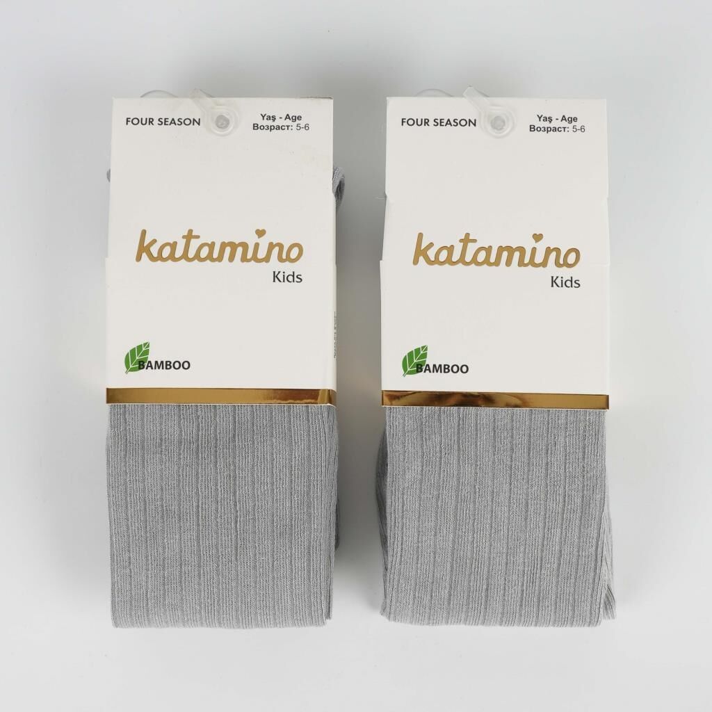 Katamino Beyza Kız Bambu Külotlu 1-5 Yaş K30205 Gri