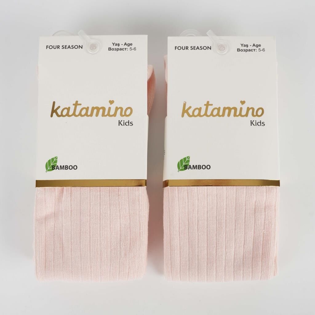 Katamino Beyza Kız Bambu Külotlu 1-5 Yaş K30205 Pudra