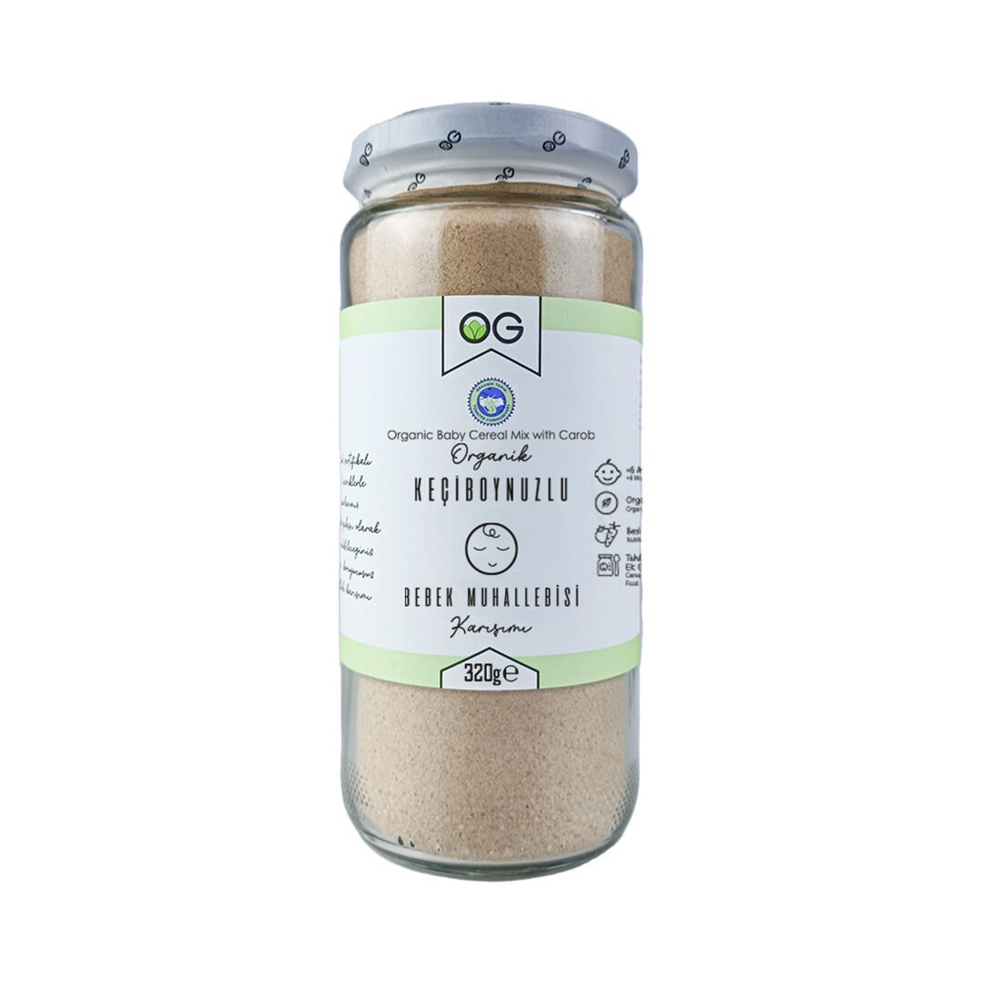 OG Natural Organik Keçiboynuzlu Bebek Muhallebisi Karışımı 320 Gr