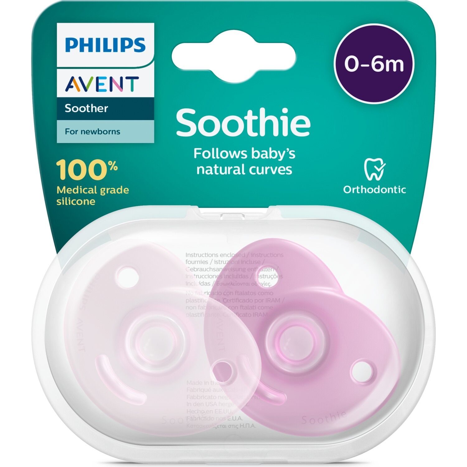 Philips Avent Soothie Emzik 0-6 Ay Kız