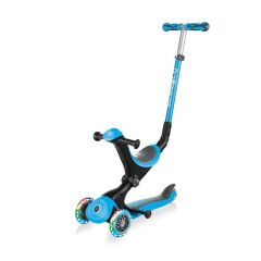 Globber Go Up Deluxe Scooter (Işıklı) Mavi