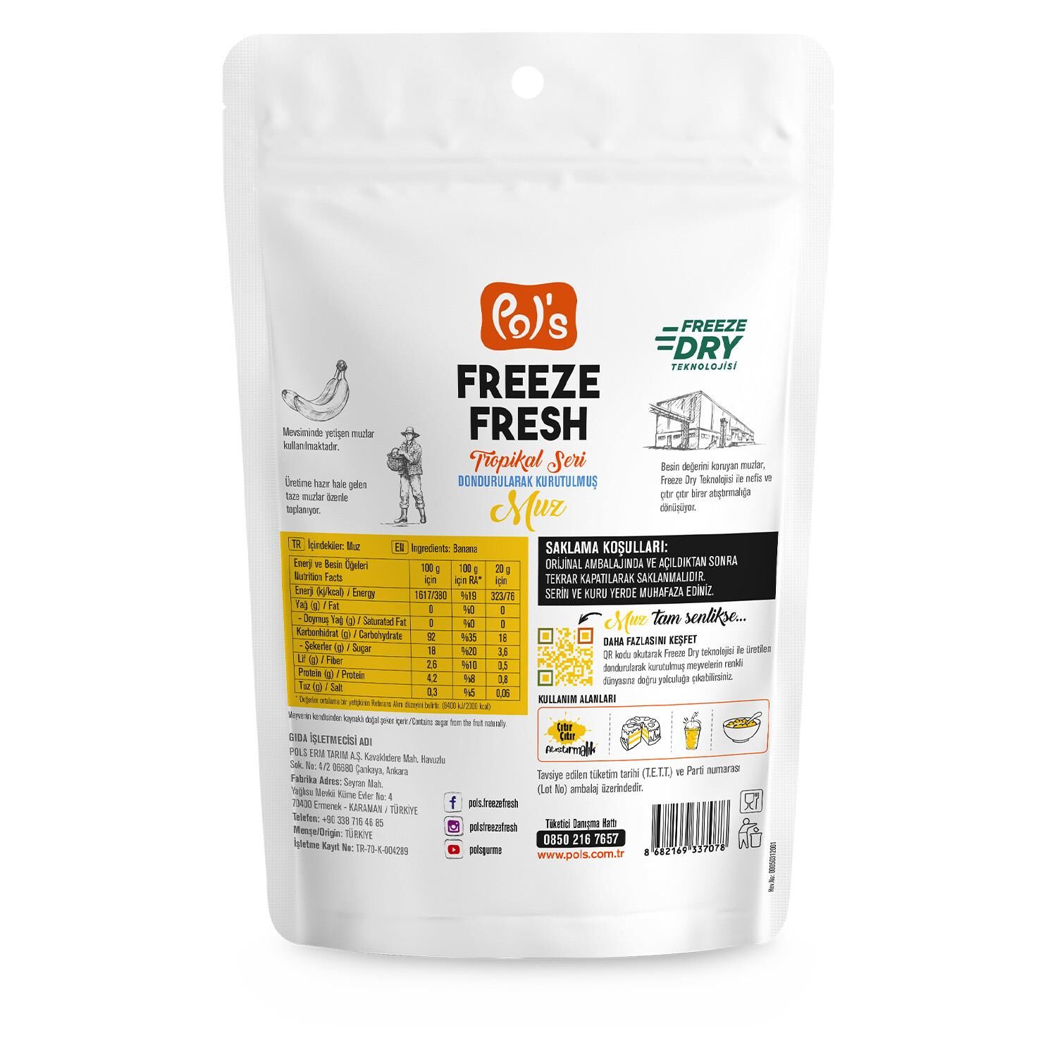 Pol’s Freeze Fresh Muz 20 g