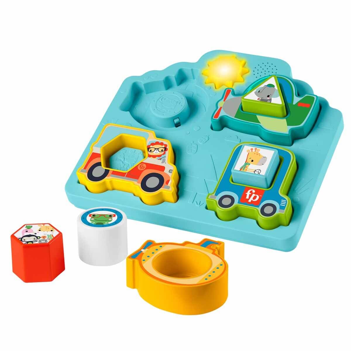 Fisher Price Sesli ve Işıklı Arabalar Puzzle HRP31