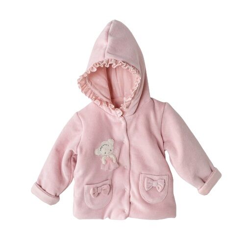 Andywawa AC23156 Fairy Kadife Bebek Mont Pink