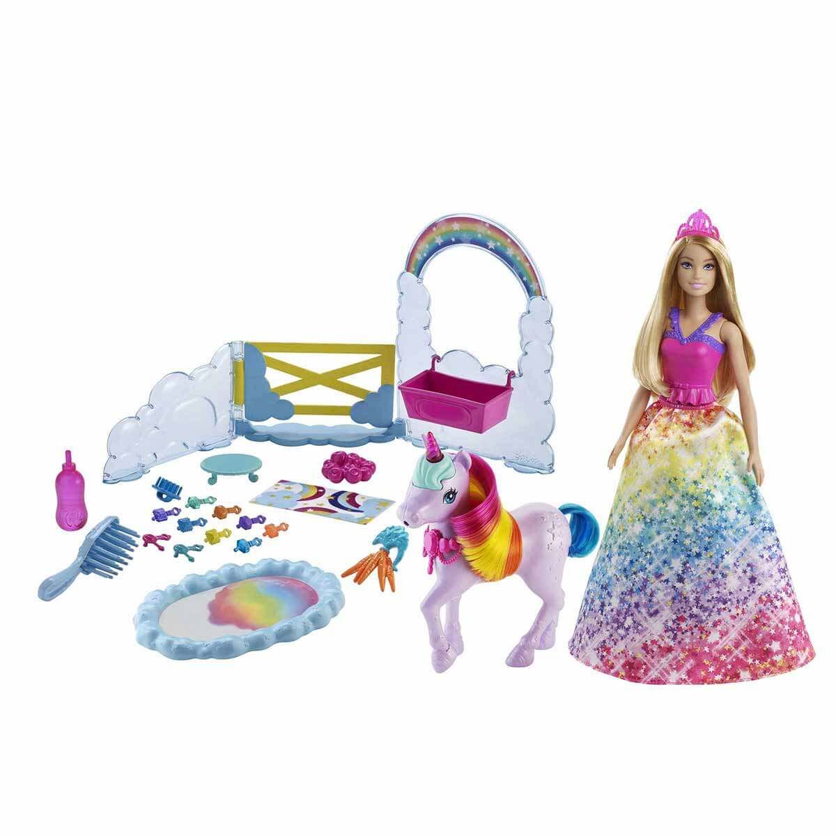 Barbie Dreamtopia Bebek ve Tek Boynuzlu At GTG01