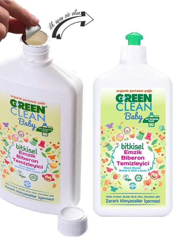 Green Clean Baby Bitkisel Emzik Biberon Temizleyici 500 ml