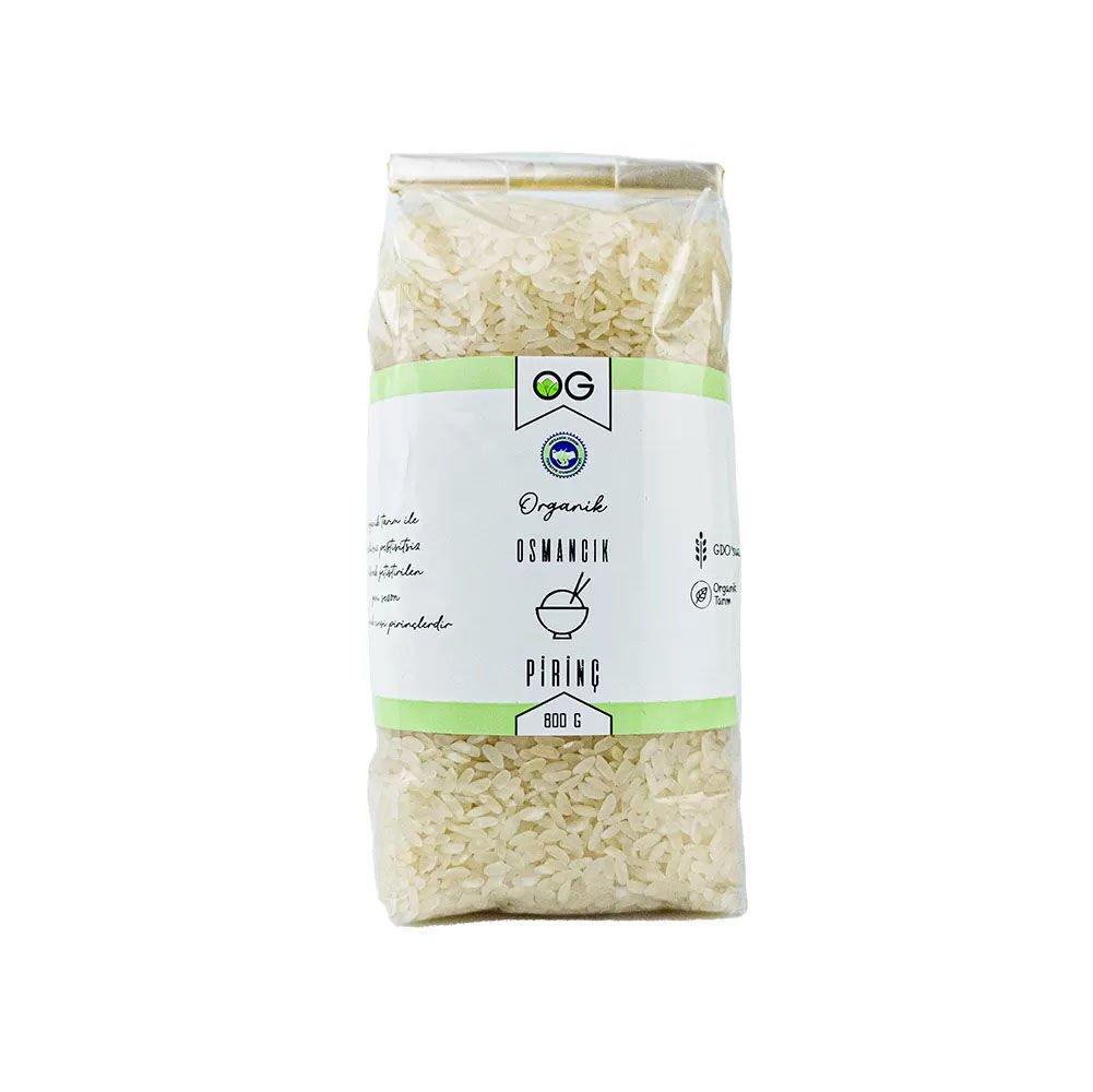 OG Natural Organik Sertifikalı Osmancık Pirinç 800 Gr