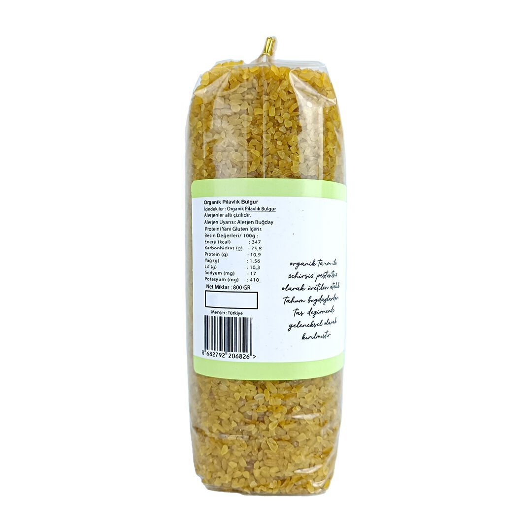 OG Natural Organik Pilavlık Bulgur 800 Gr